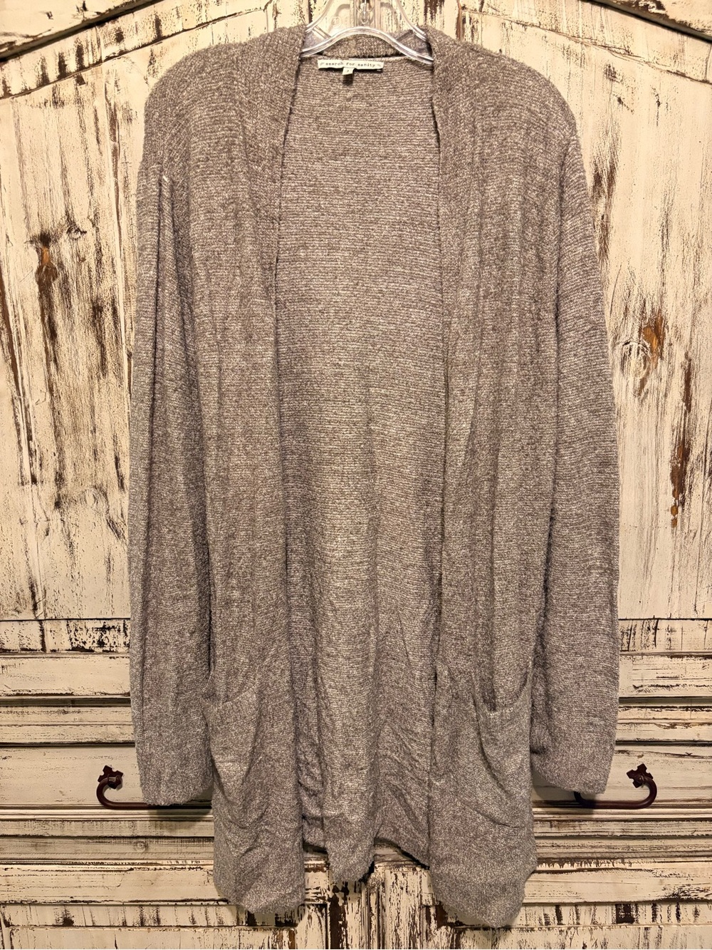 Search for Sanity Long Open Front Knit Cardigan – Size 1